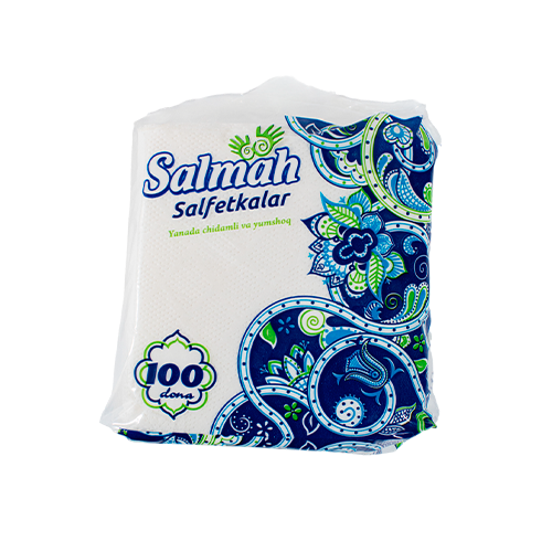 Салфетки Salmah с узором 100шт