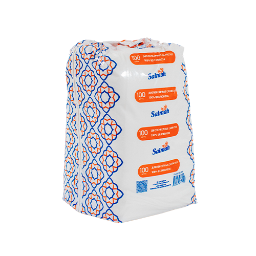 Салфетки для диспенсера L 100шт