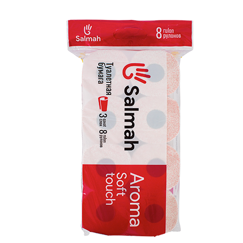 Туалетная бумага 3-сл. Salmah Арома 8-шт