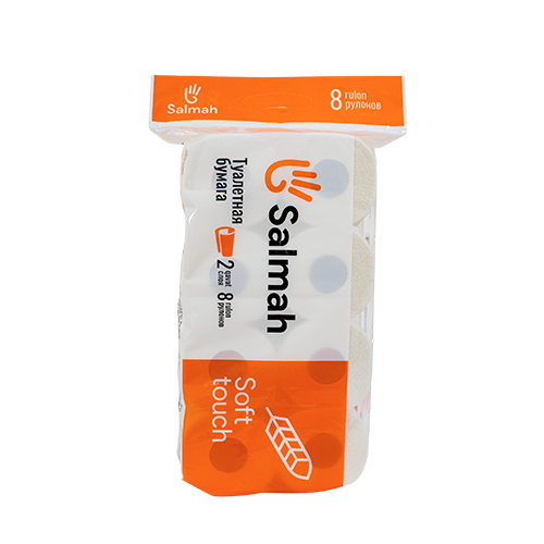Туалетная бумага 2-сл. Salmah 8-шт