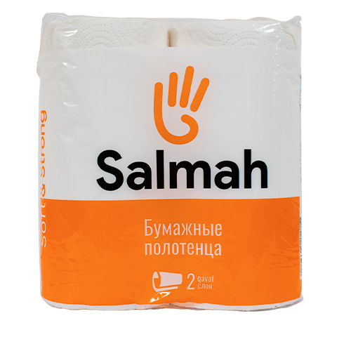 Бумажные полотенца Salmah 2-слойные 2шт