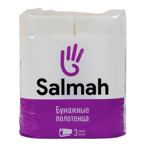 Salmah 3 qatlamli qog‘oz sochiqlar – 2 dona