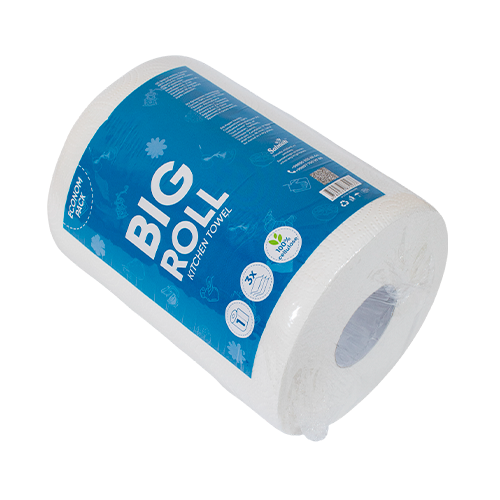 Бумажное полотенце BIG ROLL 3-х слойное