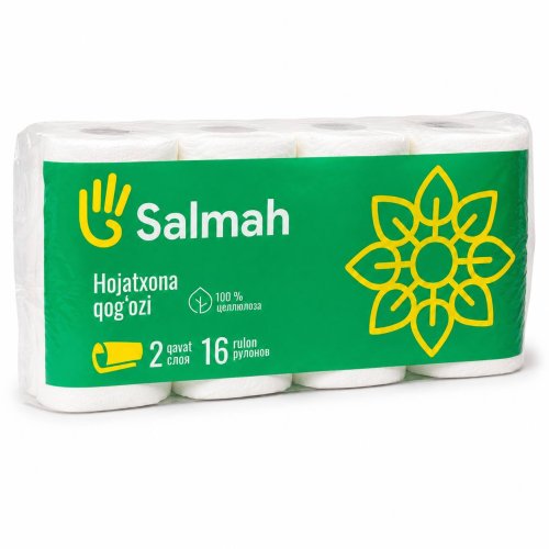 Туалетная Бумага 2-слойная, Salmah