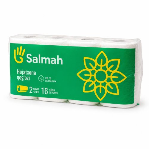 Туалетная Бумага 2-слойная, Salmah